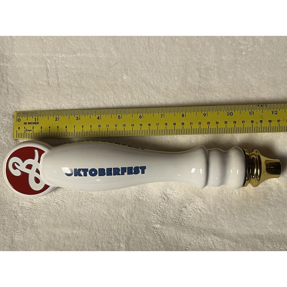 Brooklyn Octoberfest Pull Ceramic Beer Tap Handle 12.5”  Brewery Bar Decor